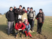 Group on Butser Hill