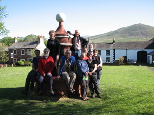 On the village green, Dufton, Cumbria