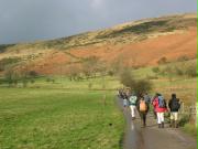 Walking to Hollins Cross