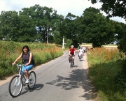 Cycling near Sheringham