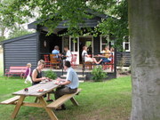 Breakfast at Stour Valley bunkhouse