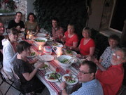 Dinner at our Villa in Provence