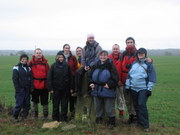 Trig point between Saffron Walden and Ashdon